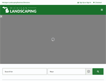 Tablet Screenshot of landscapingmi.com